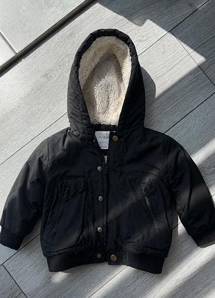 Зимова куртка для хлопчик чи дівчинки zara,80 р
