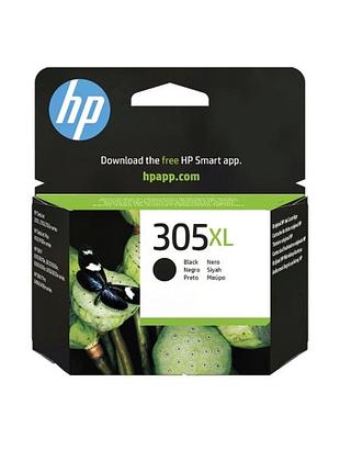 Оригінальний картридж hp 305xl black 3ym62ae чорний, новий