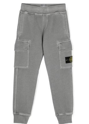 Stone island junior спортивные штаны, джоггеры детские. оригинал.