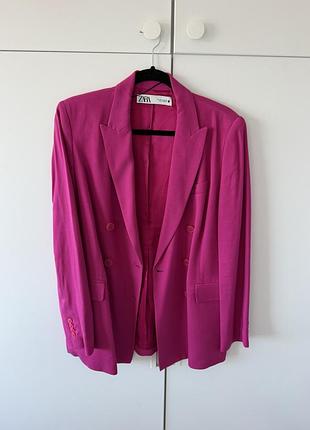 Піджак zara в кольорі фуксія