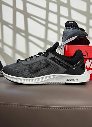 Nike air running grey white black
