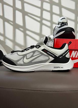 Nike air running white black