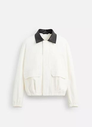 Джинсова курточка біла zara