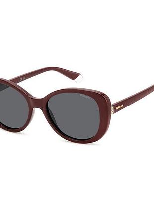 Сонцезахисні окуляри polaroid polarized grey butterfly ladies sunglasses item no. pld 4154/s/x 0lhf/m9 55