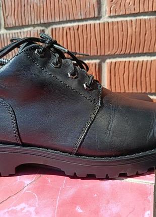 Мужские кожаные туфли timberland waterproof (размер 44 / us 10.5)