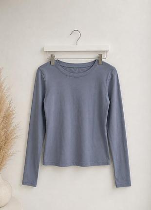 Жіночий лонгслів графітовий shein xs/s