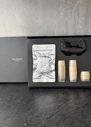 Sensai ultimate люксовий набір lotion 16 мл emulsion 16 мл cream 6 мл