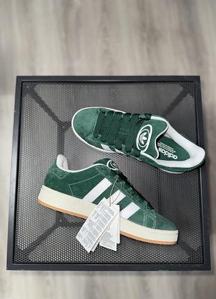 Оригінальні кросівки adidas campus 00s dark green cloud white розмір 26,5 см (eur 42)