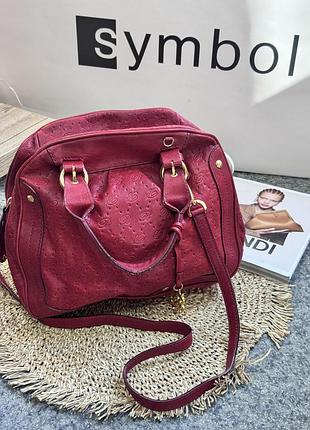 Вінтажна шкіряна сумка від італійського бренду blumarine