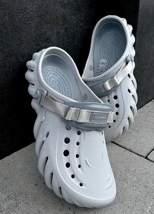 Чоловічі крокси сабо crocs echo clog atmosphere чоловічі крокси сабо