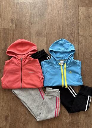 Спортивные штаны олимпийка adidas на флисе
