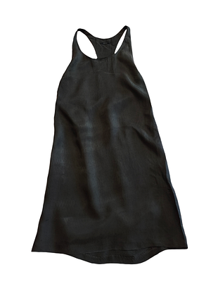 Темно-сіра сукня вільного крою