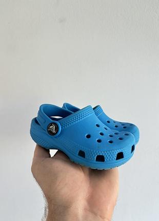Дитячі сабо крокси crocs c6 blue
