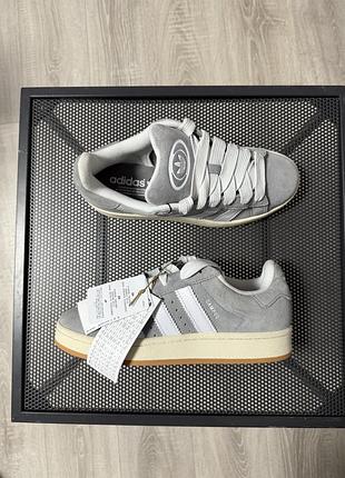 Оригінальні кросівки adidas campus 00s grey white (артикул : hq8707) розмір 25,5 см (eur 40,5)