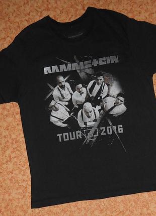 Футболка rammstein/festival tour 2016/рок мерч