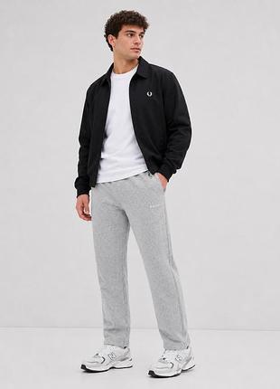 Спортивные штаны утепленные мужские прямые comfort fit xxl champion светло-серые однотонные (12345826-13)