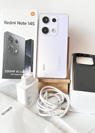 8+4/256gb xiaomi redmi note 14s • стан нового • гарантія! потужний! комплект!