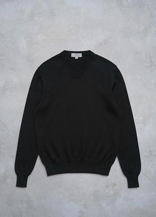 Шерстяной свитер мерино canali × gran sasso
