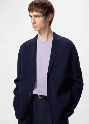 В'язаний чоловічий піджак uniqlo