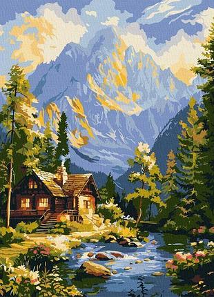Картина за номерами - затишок серед вершин ©art_selena_ua