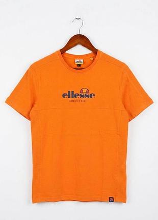 Футболка ellesse оригінал ексклюзивна m-l легенька помаранчева