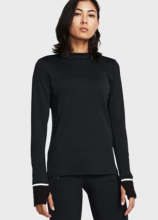Under armour coldgear   женская утепленная спортивная кофта/лонгслив для тренировок и бега