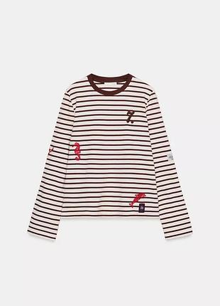 Реглан  лонгслів худі світшот джемпер клітка zara