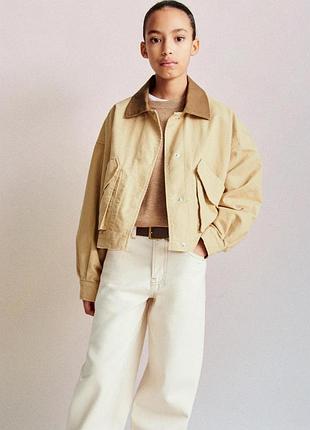 Стильная куртка на девочку подростка zara