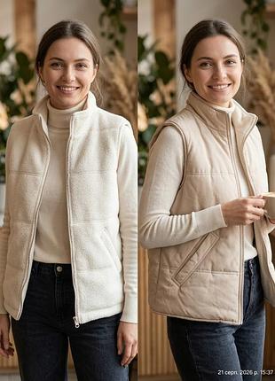 Двусторонний жилет marks &amp; spencer.