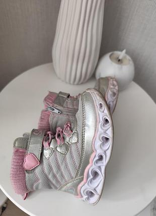 Сапожки демисезонные ботиночки skechers 23 р стелька 13 см по наборке