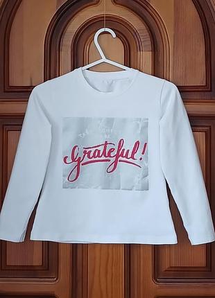 Футболка з принтом grateful
