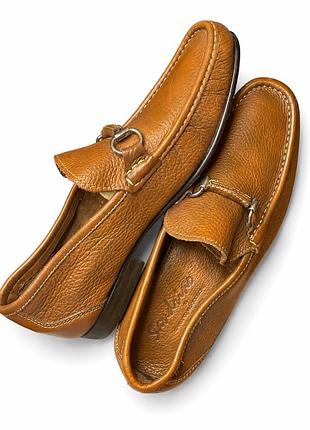 Туфлі чоловічі salvatore ferragamo коричневі лофери eu 41 / us 8