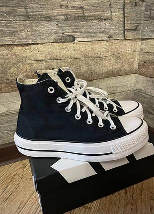 Чорні кеди converse all star