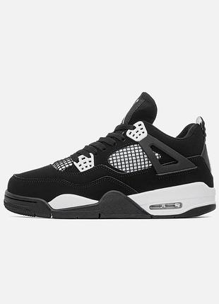 Nike air jordan 4 retro black-white