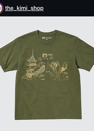 Зелена футболка uniqlo andy warhol kyoto ut