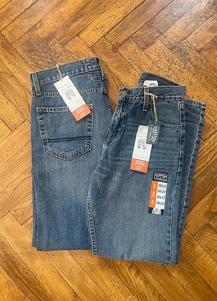 30/32 та 32/32 нові джинси з бірками від signature by levi strauss & co. класична модель прямого крою straight leg.