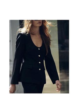 Приталений піджак zara