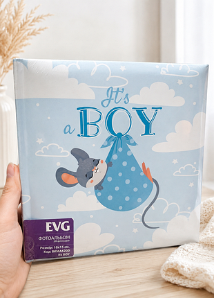 Фотоальбом evg дитячий на 200  фотографій its boy для хлопчиків