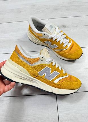 Кроссовки new balance 997r "yellow" / varsity gold u997rcb р.38eu 24см