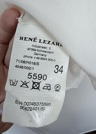 Блузка жіноча білого кольору rene lezard (німеччина). розмір 34 (xs) 8