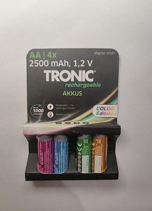 Набор аккумуляторных батареек aa бренда tronic