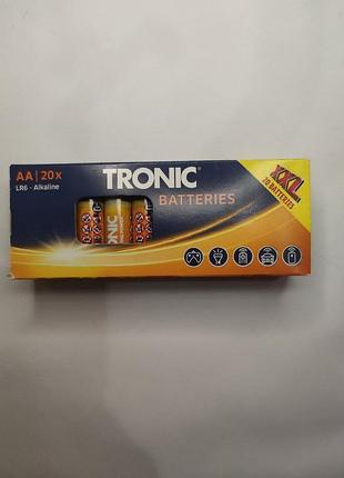 Набір алкалінових батарейок aa бренду tronic