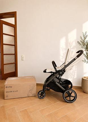 Прогулянковий візочок коляска cybex balios s lux seashell beige 2025