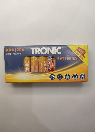 Набор алкалиновых aa батареек бренда tronic