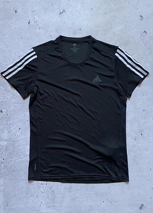 Чорна чоловіча футболка adidas