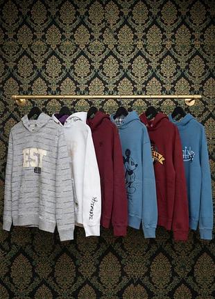 🧥 мужские оверсайз худи l-xl (walt disney, superdry, izod и др) | лотом или искусственно