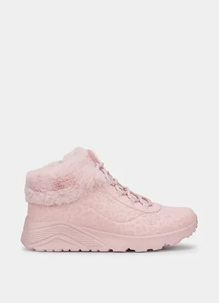 Оригинальные детские ботинки skechers / ботинки скечерс розового цвета
