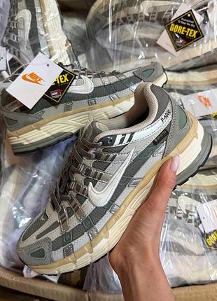 Nike p-6000 gore-tex ligth grey green
