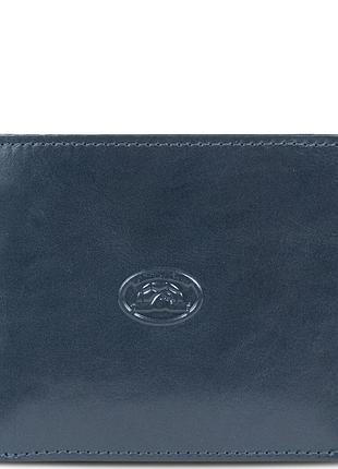 Мужское портмоне tony perotti натуральная кожа italico 3645 blu (90056) синее