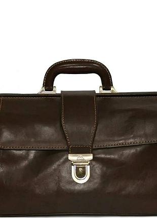 Саквояж из натуральной кожи tony perotti italico 8051 (90626) коричневый